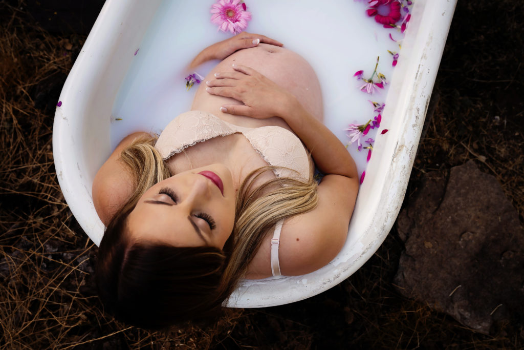 Murrieta | Maternity Photographer | Milkbath